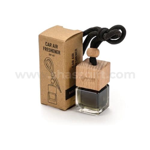 Hanging Car Diffuser Bottle with Bamboo Lid