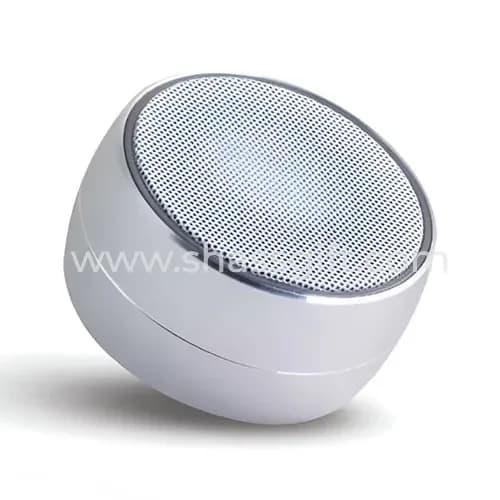 Round Metallic Bluetooth Speaker