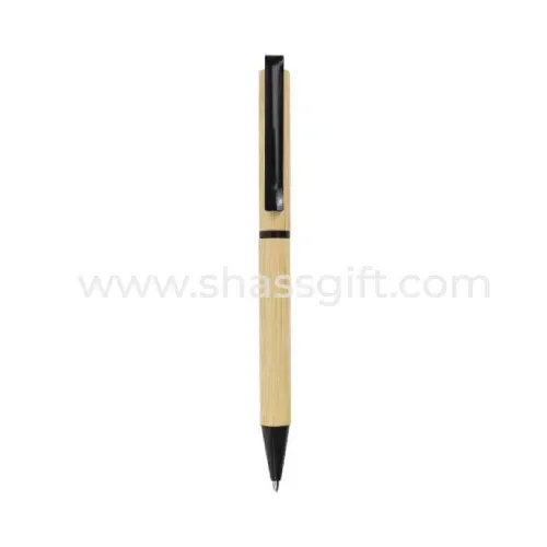 Twist Type Bamboo Ball Pen
