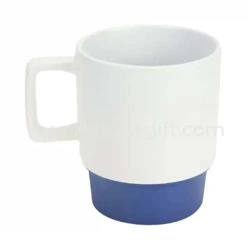 Promotional Ceramic Mugs With Bottom Clay In 12 Oz, Matte Finish