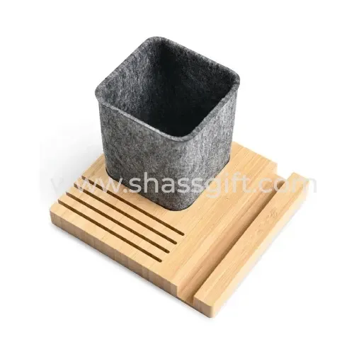 Bamboo Felt Box