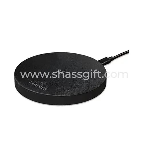 Recycled Leather 15w Wireless Charger