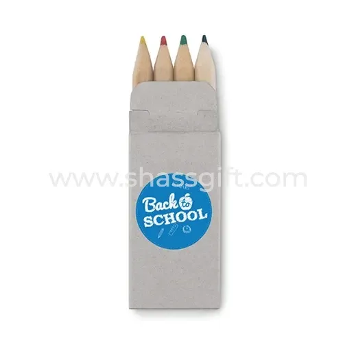 4 Mini Colored Pencils