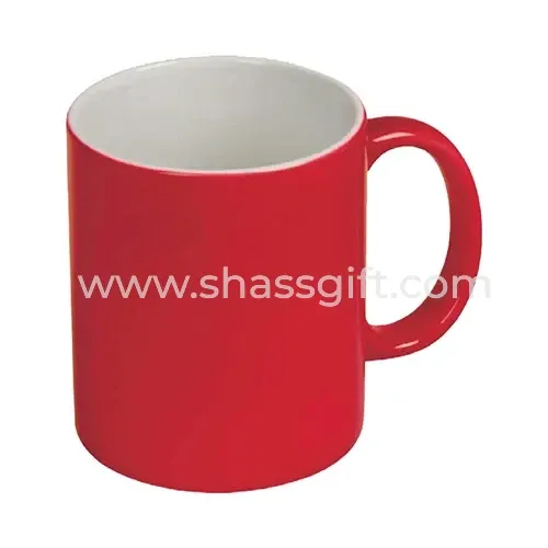 Ceramic Mug Inside White
