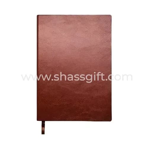 A5 Tan Glossy Notebook