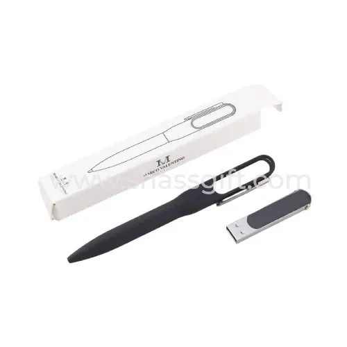 Premium Metal Pen With Pull Out USB