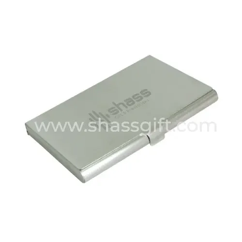 Plain Stainless Steel Card Holder
