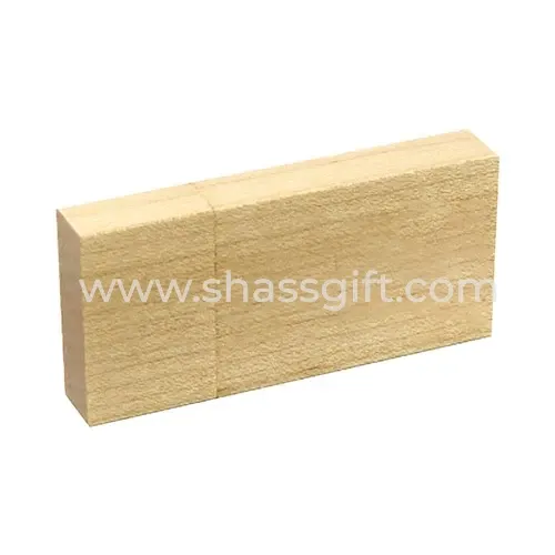 Bamboo Material Magnet USB
