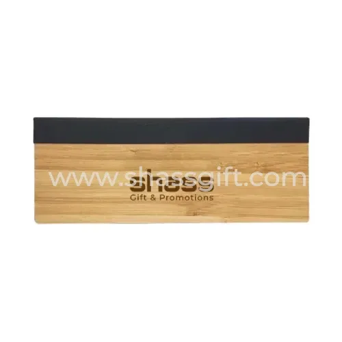 Bamboo Pen Box with Velvet Interior