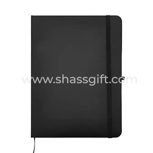 Promotional A5 Size PU Leather Notebook With Calendar, Pocket & Pen Holder