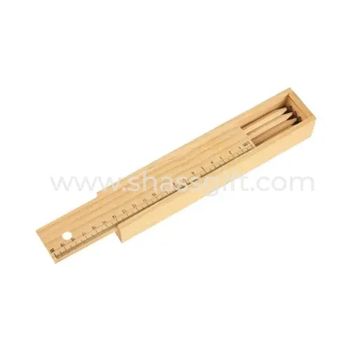 Colored Pencils Set With Wooden Box
