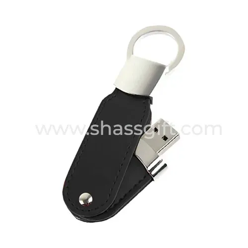 Leather Swivel USB