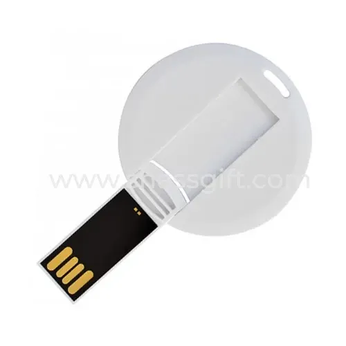 Slim Plastic Round USB
