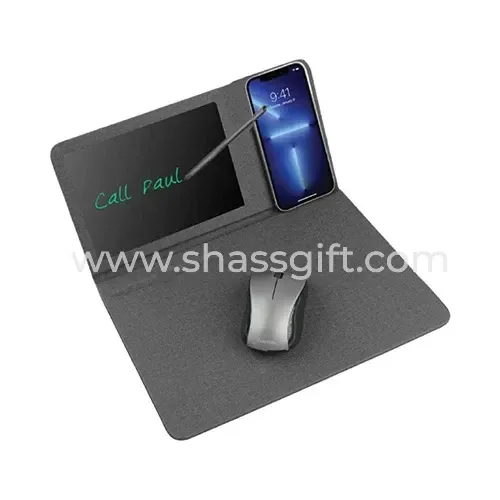 Digital Reusable Writing Mouse Pad & Wireless Charger