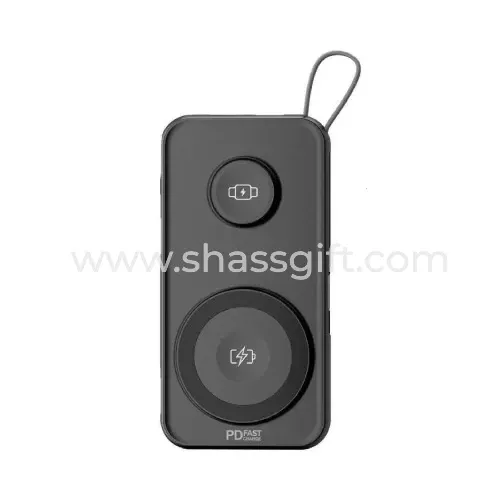 10,000 Mah Universal Wireless Powerbank With Inbuilt Cables