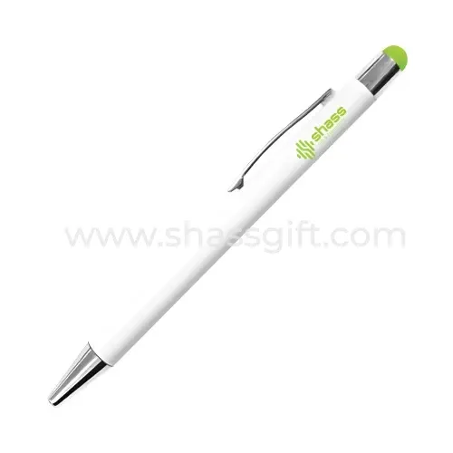 Head Color Full White Metal Pen
