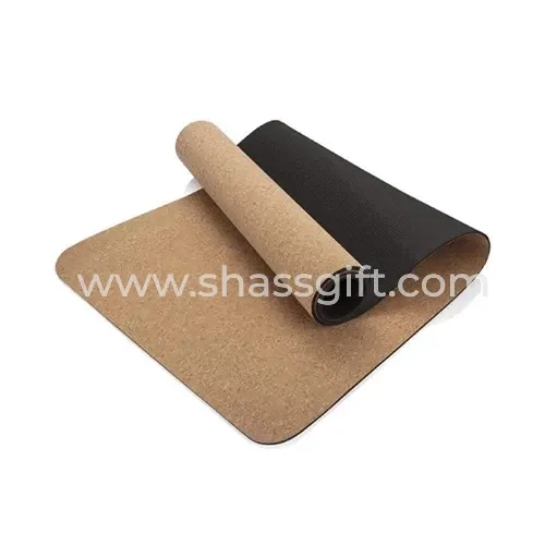 Cork Performance Yoga Mat With Cushioned Base