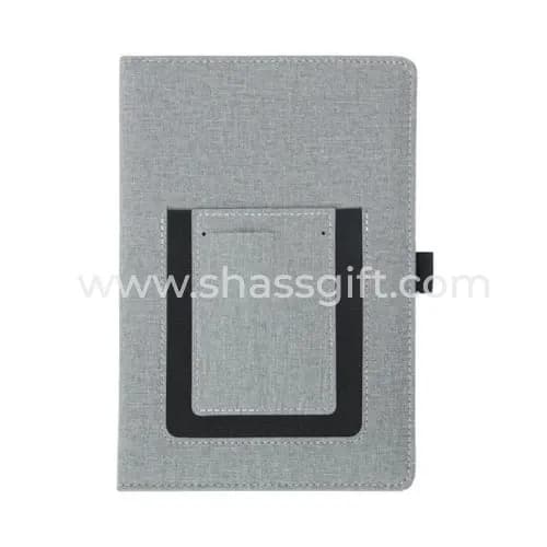 Front Cover With Phone Pocket Notebook