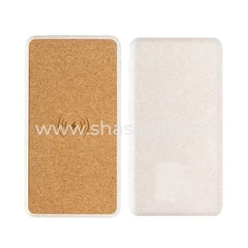 Cork With Wheat Straw Wireless Power Bank