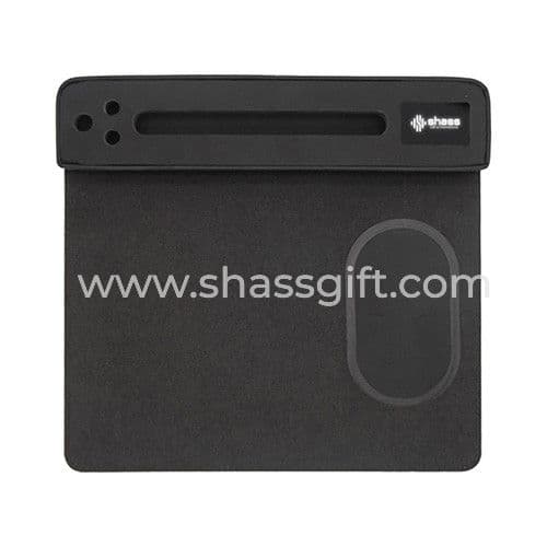 Light-Up Logo Wireless Charging Mouse Pad