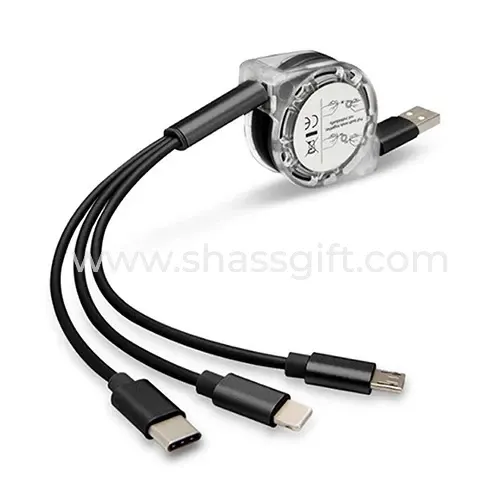 Flexible 3 in 1 USB Charging Cable