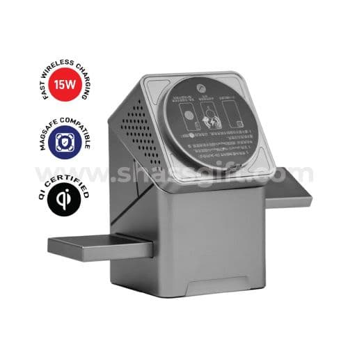 Rotate wireless charging station