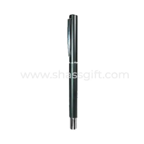 Matte Texture Plastic Pen With Silver Clip And Tip