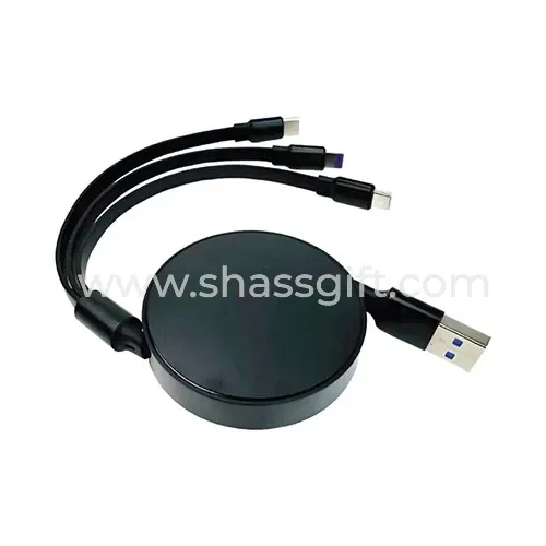 Multi Charging Retractable Cable 3 In 1
