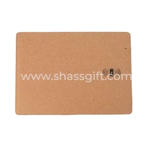Cork Mousepad with Wireless Charger